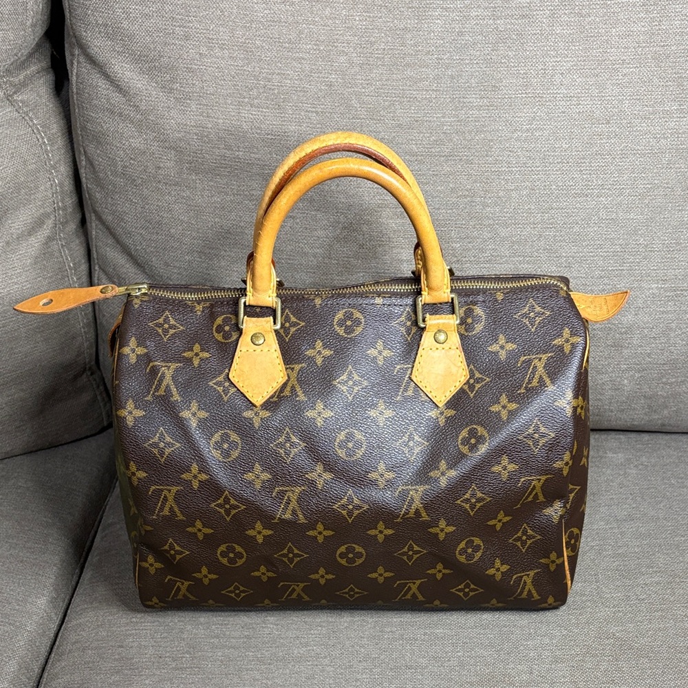 Louis Vuitton Speedy 30 Monogram Authentic COA LegitGrails MB2067 - Picture 4 of 15